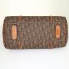 Dior Romantique handbag in brown monogram canvas and natural leather - Detail D4 thumbnail