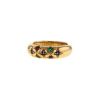 Chaumet 1990's ring in yellow gold and semi-precious stones - 00pp thumbnail