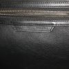 Sac porté épaule Celine Luggage Shoulder en cuir bordeaux et noir et daim beige - Detail D3 thumbnail