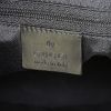 Gucci handbag in black canvas and black patent leather - Detail D3 thumbnail