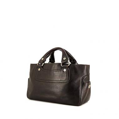 Borsa Boogie in pelle marrone