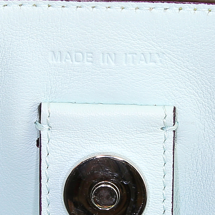 Sac à main Dior Diorissimo moyen modèle en cuir jaune - Detail D3