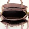 Salvatore Ferragamo Vara handbag in powder pink leather saffiano - Detail D3 thumbnail