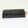 Dior Cannage pouch in black quilted leather - Detail D4 thumbnail