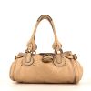 Chloé Paddington handbag in beige grained leather - 360 thumbnail