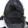 Dior backpack in blue jean canvas and black quilted leather - Detail D2 thumbnail