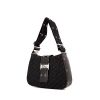 Dior Street Chic handbag in black monogram canvas and black leather - 00pp thumbnail