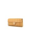 Chanel East West handbag in beige quilted leather - 00pp thumbnail