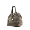 Saint Laurent Overseas handbag in grey suede - 00pp thumbnail