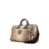 Gucci Babouska handbag in brown and beige python - 00pp thumbnail