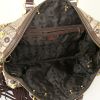 Gucci Babouska handbag in brown and beige python - Detail D2 thumbnail