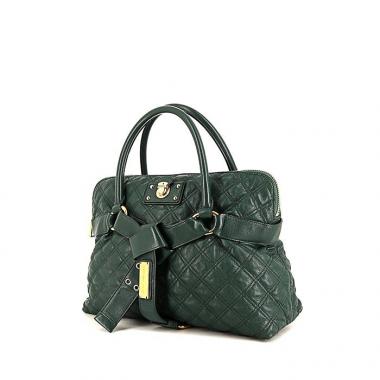 Borsa Marc Jacobs in pelle trapuntata verde
