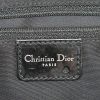 Borsa Dior Vintage in tela monogram nera e bianca motivo firmato e pelle verniciata nera - Detail D3 thumbnail