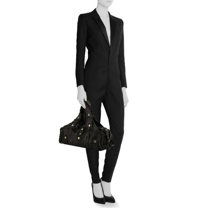 ☆美品・シリアル付☆Chloé Silverado レザーハンドバッグ ブラック Chloe Black Leather Silverado Bag Chloe | TLC