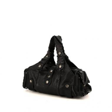 Bolso de mano Chloé Silverado en cuero negro