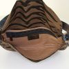 Fendi Baguette handbag in brown monogram canvas and brown leather - Detail D2 thumbnail