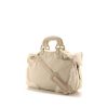 Fendi handbag in off-white leather and off-white furr - 00pp thumbnail