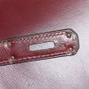 Hermes Kelly 28 cm handbag in burgundy box leather - Detail D4 thumbnail