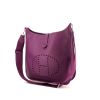 Hermès Evelyne large model shoulder bag in purple Anemone epsom leather - 00pp thumbnail