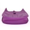 Hermès Evelyne large model shoulder bag in purple Anemone epsom leather - Detail D4 thumbnail