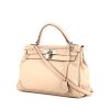 Hermès Kelly Ghillies handbag in tourterelle grey Swift leather - 00pp thumbnail