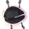 Bolso Cabás Chanel Cambon modelo pequeño en cuero acolchado rosa - Detail D2 thumbnail