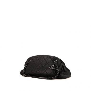Chanel Mademoiselle handbag in black quilted leather
