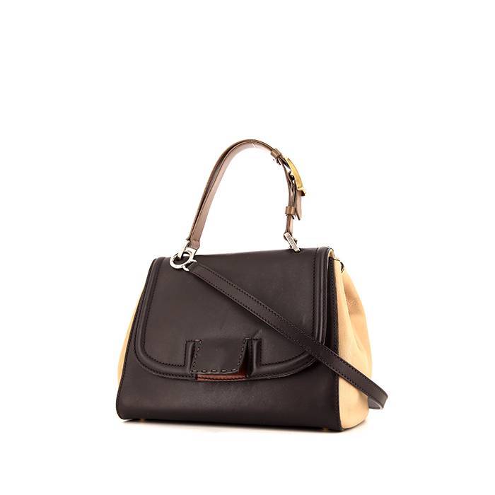 Fendi Silvana Bag Worn on The Shoulder or Carried in The Hand in Dark