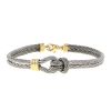 Fred Force 10 1980's bracelet in yellow gold and stainless steel - 00pp thumbnail