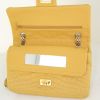 Chanel 2.55 handbag in saffron yellow jersey canvas - Detail D3 thumbnail