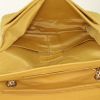 Borsa Chanel 2.55 in tela jersey giallo zafferano simil coccodrillo - Detail D4 thumbnail
