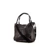 Tod's G-Bag shopping bag in black canvas and black leather - 00pp thumbnail