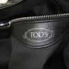 Tod's G-Bag shopping bag in black canvas and black leather - Detail D4 thumbnail
