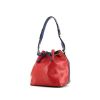 Louis Vuitton petit Noé small model handbag in red, blue and green tricolor epi leather - 00pp thumbnail