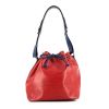 Louis Vuitton petit Noé small model handbag in red, blue and green tricolor epi leather - 360 thumbnail
