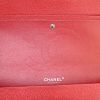 Chanel Timeless jumbo handbag in red quilted grained leather - Detail D4 thumbnail