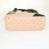 Chanel Cambon handbag in beige and black quilted leather - Detail D4 thumbnail