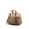 Chanel Portobello shopping bag in beige, brown and burgundy leather and taupe quilted leather - 00pp thumbnail