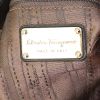 Salvatore Ferragamo shoulder bag in brown Moka leather - Detail D3 thumbnail