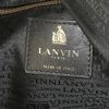 Bolso de mano Lanvin Happy en cuero acolchado marrón - Detail D3 thumbnail