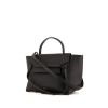 Celine Belt medium model handbag in black grained leather - 00pp thumbnail