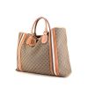 Gucci travel bag in beige monogram canvas and beige leather - 00pp thumbnail