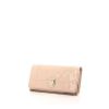 Pochette Dior Diorama Wallet on Chain en cuir vernis rose-pale - 00pp thumbnail
