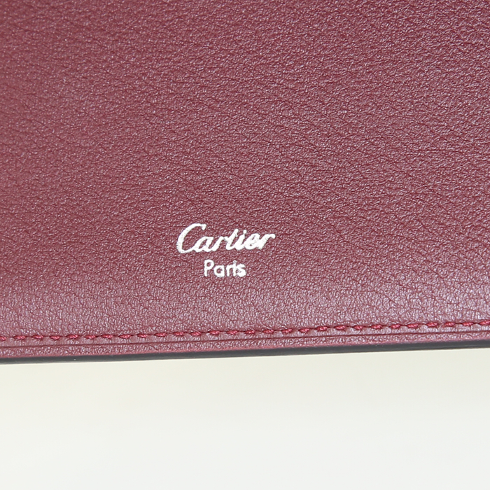 Billetera Cartier Must De Cartier - Wallet en cuero negro - Detail D3