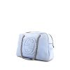 Gucci handbag in light blue suede - 00pp thumbnail