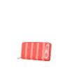 Portefeuille Louis Vuitton Zippy en cuir vernis monogram rose et rouge - 00pp thumbnail