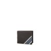 Cartera para tarjetas Louis Vuitton en cuero taiga negro, azul y blanco - 00pp thumbnail