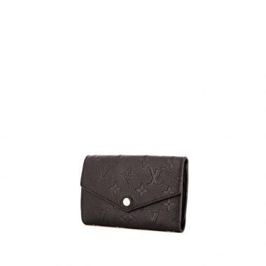 Billetera Louis Vuitton Joséphine en cuero monogram huella negro