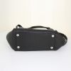 Louis Vuitton Babylone small model shopping bag in black mahina leather - Detail D5 thumbnail