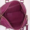 Bolso de mano Louis Vuitton Speedy 25 cm en cuero monogram huella violeta Raisin - Detail D3 thumbnail